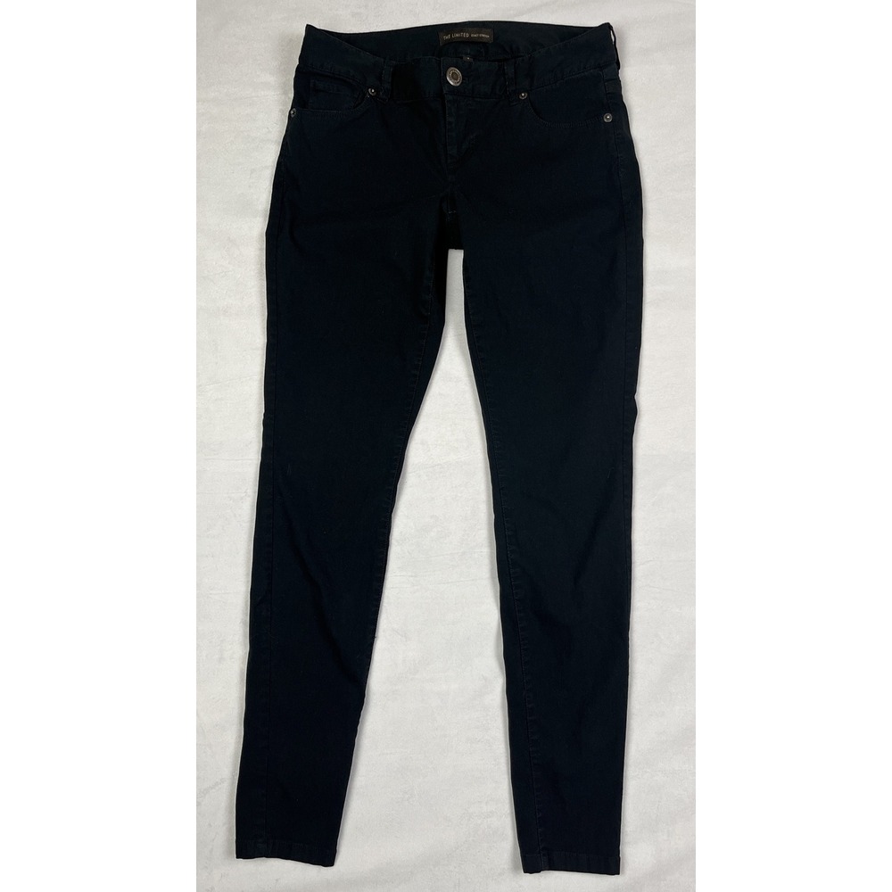 The Limited Black Denim Jeans Skinny Leg Jeggings Exact Stretch Women's Size 4 R